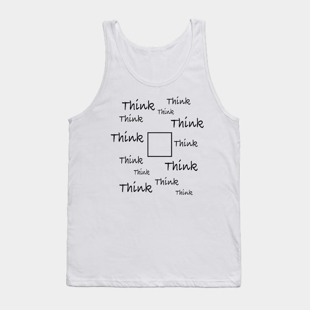 Think Outside the Box 1 Tank Top by Heatherian